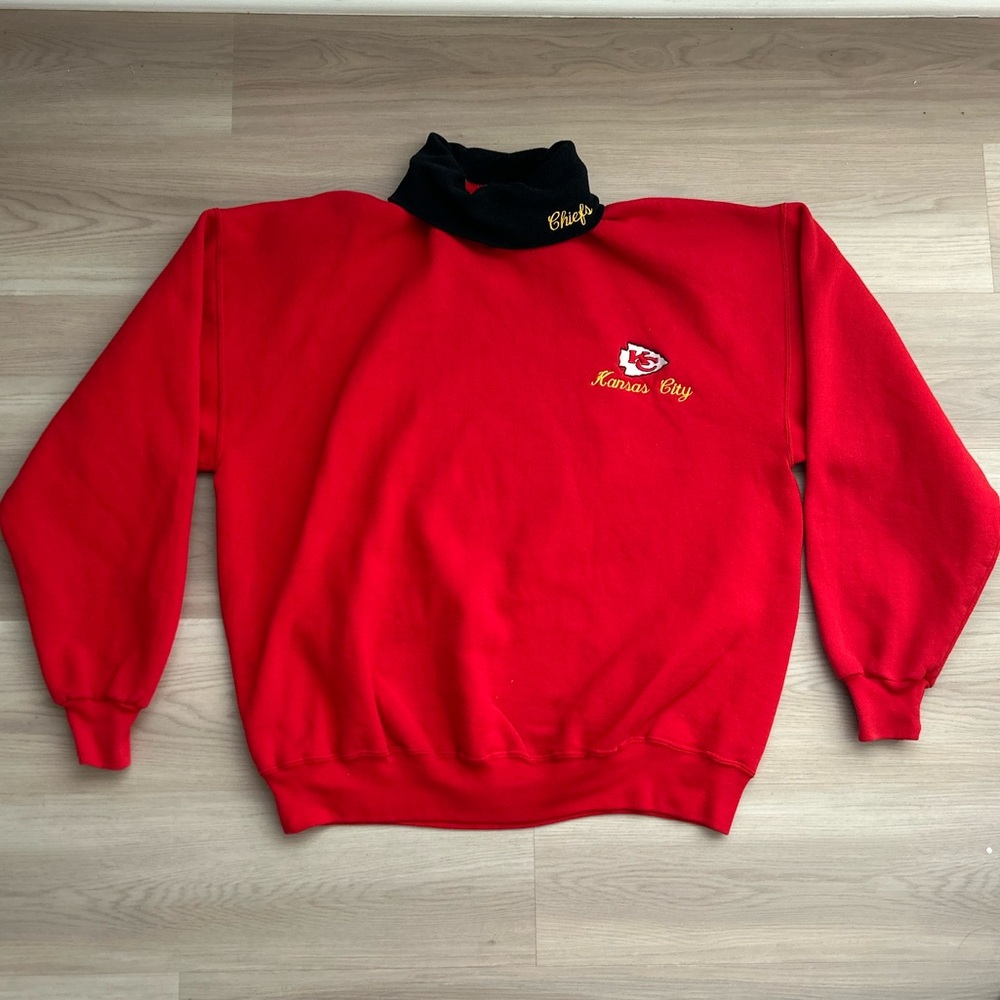 Vintage 90s Chalk Line Kansas City Chiefs Sweatshirt XXL